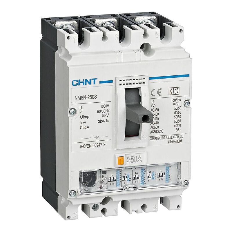 NM8N-250S EN 3P 63А 50кА - Автоматический выключатель с электронным расцепителем фото 1