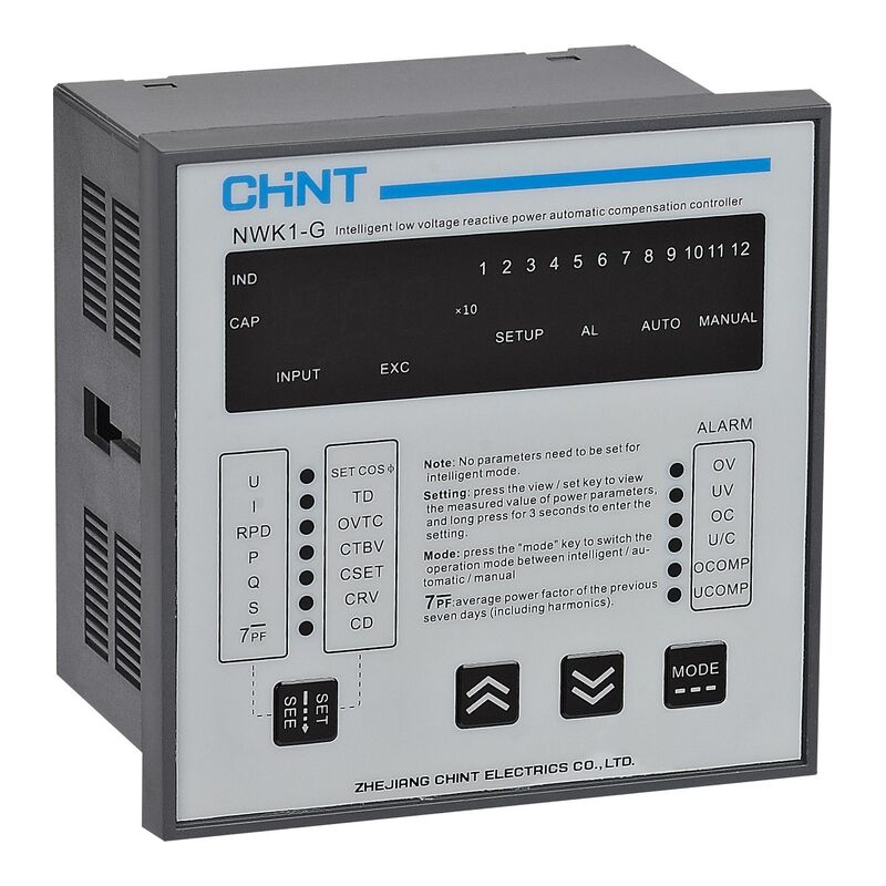 NWK1-GR-12GB - Регулятор реактивной мощности с 12 контурами, RS 485 фото 1