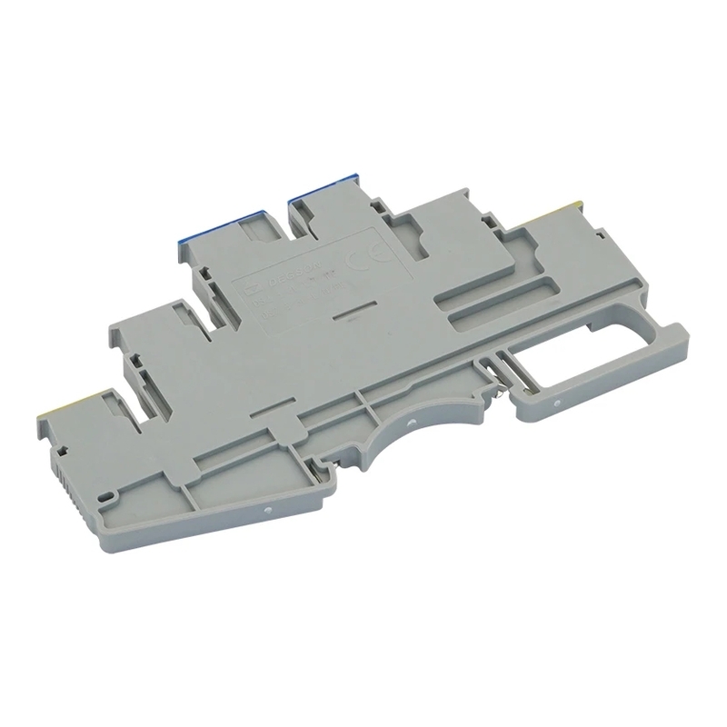 DS1.5-3L-L/N/PE-01P-11-00Z(H) - Клемма серая трёхуровневая 1,5 мм² Push-in с контактами N и "Земля" фото 1