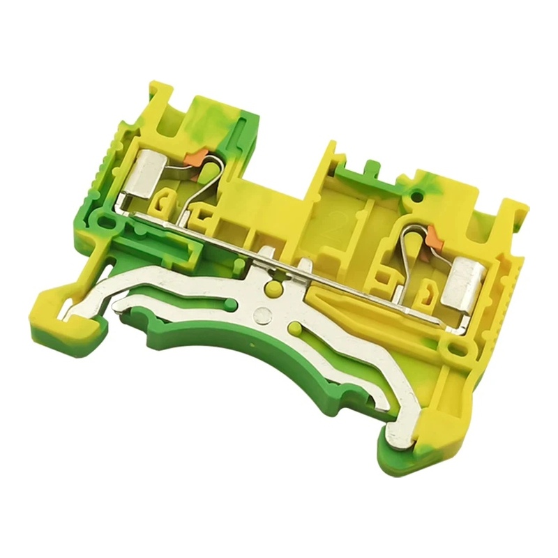 DS2.5-PE-01P-1C-00Z(H) - Клемма "Земля" 2,5 мм² Push-in с контактом на DIN-рейку фото 1