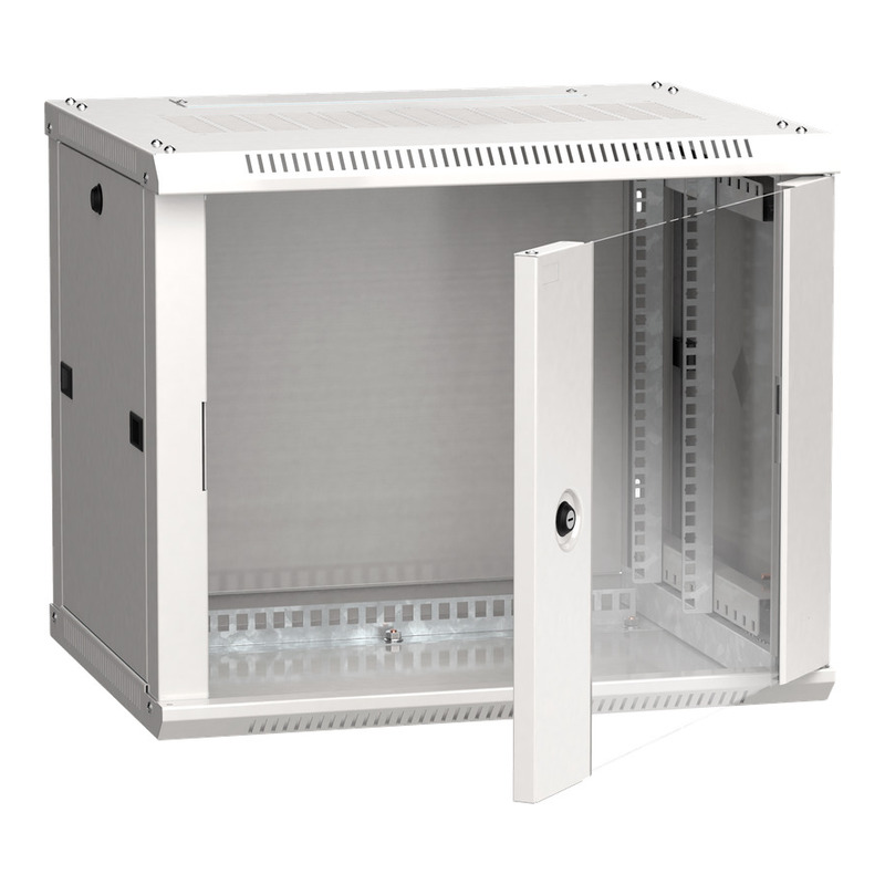 ITK Шкаф LINEA W 6U 600x450 мм дверь стекло, RAL7035 фото 1