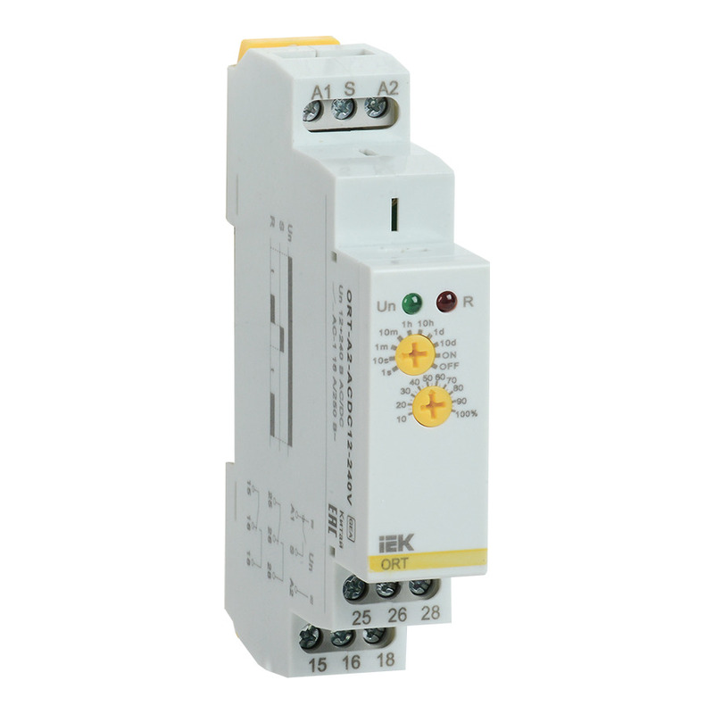 Реле задержки включения ORT 2 конт. 12-240В AC/DC IEK фото 1