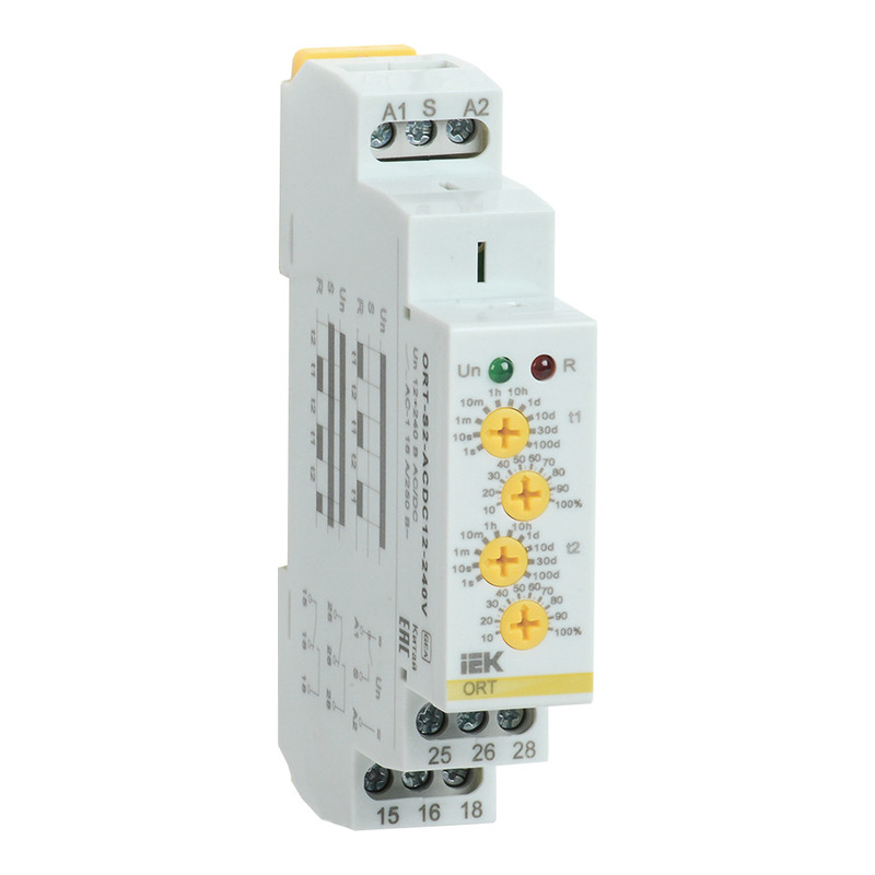 Реле циклическое ORT 2 конт. 12-240В AC/DC IEK фото 1