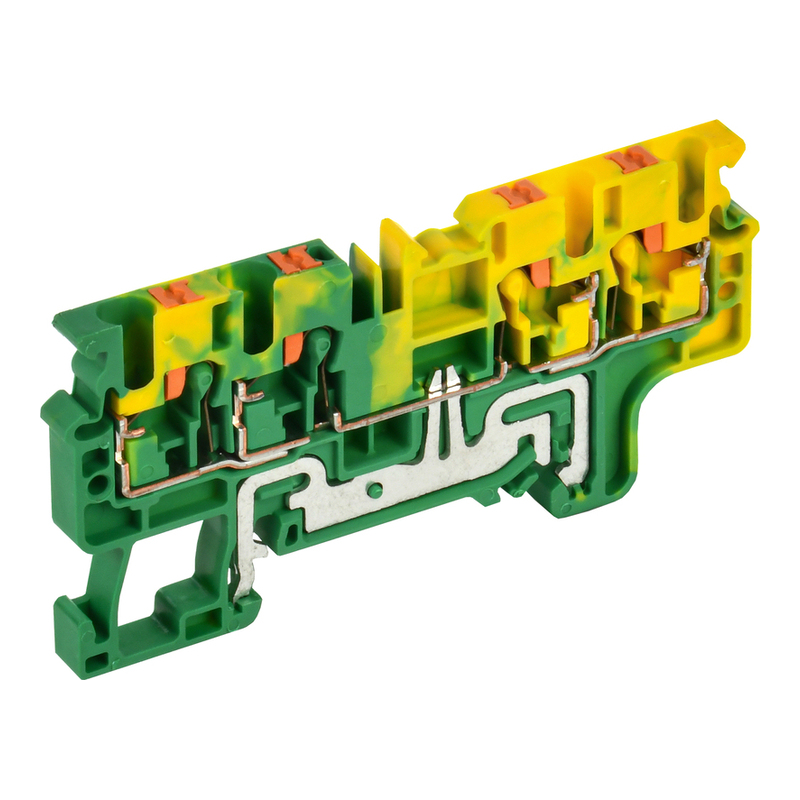 Колодка клеммная CP-MC-PEN земля 4 вывода 2,5мм2 IEK фото 1