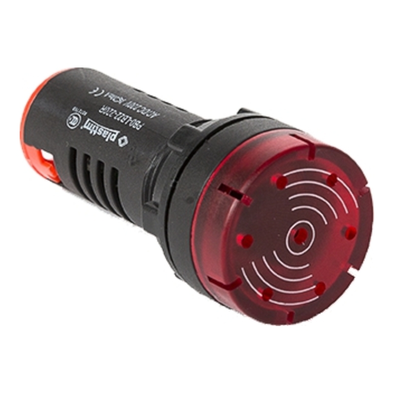 PB0-LB22-220R - Сигнализатор звуковой, Индикатор AC/DC 230 В. (Красный) фото 1