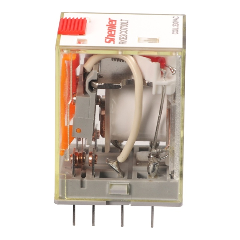 RKE2CO730LT - Реле миниатюрное 7A, 2CO, AC 230V (индикатор, LED, кнопка тест) фото 1