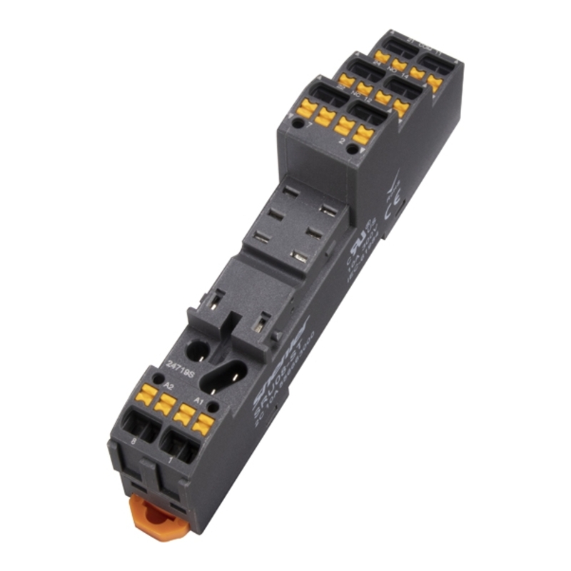 SRU08-ST - Розетка для 2 контактных реле RFT, Push-In зажимы, 10A фото 1
